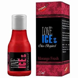 Gel Comestvel Fresh ICE Morango 35ml - Chillies